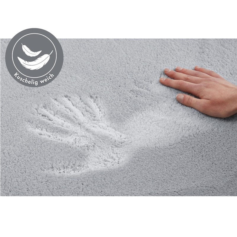 andiamo Arezzo Soft Bathroom Rug - Bath Mat Non-Slip Machine