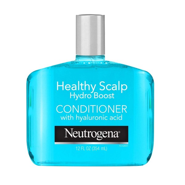 Neutrogena Moisturizing Healthy Scalp Hydro Boost Conditioner for Dry Hair and Scalp, with Hydrating Hyaluronic Acid, pH-Balanced, Paraben & Phthalate-Free, Color-Safe, 12oz