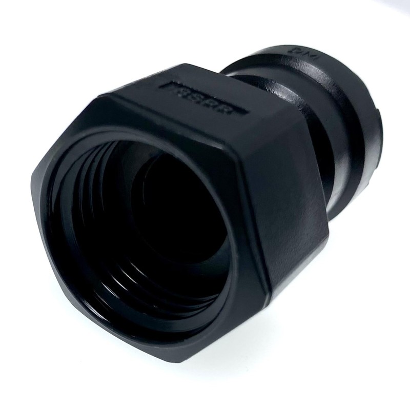 W4 Female Adaptor 1/2 BSP - Black