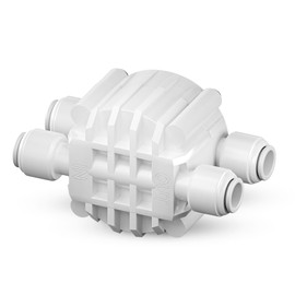 WECO Automatic Shut Off Valve Quick Connect for Reverse Osmosis Water Systems - ¼ Inch Ports Valve for Water Purification Systems