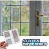 Self Adhesive Window and Door Screen Repair Sheets (Gray)