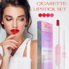 Lápiz Labial Suave, 4 Juegos De Humectantes Y Brillo Labial