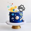 40 piezas de decoración espacial de astronauta para tartas espaciales