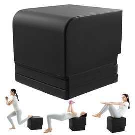 ROYALAY Adjustable Hip Thrust Bench, PU Glute Bench, Core Workout Equipment with Non-Slip Bottom, Hip Thrust Pad for Gym Home and Outside