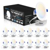 VOLISUN 12 Pack 6 inch Recessed Lighting, 5CCT LED Recessed