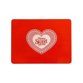 Premier Housewares Home Sweet Home Placemats - Set of 4, Red