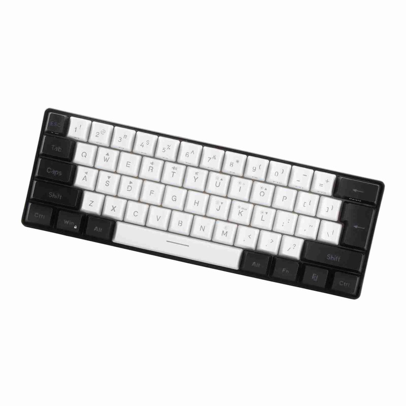 Gaming Keyboard USB 61 Keys RGB Backlit Ergonomic Contrast Color