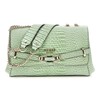 GUESS Silvye Convertible Xbody Flap Bag Mint, mint