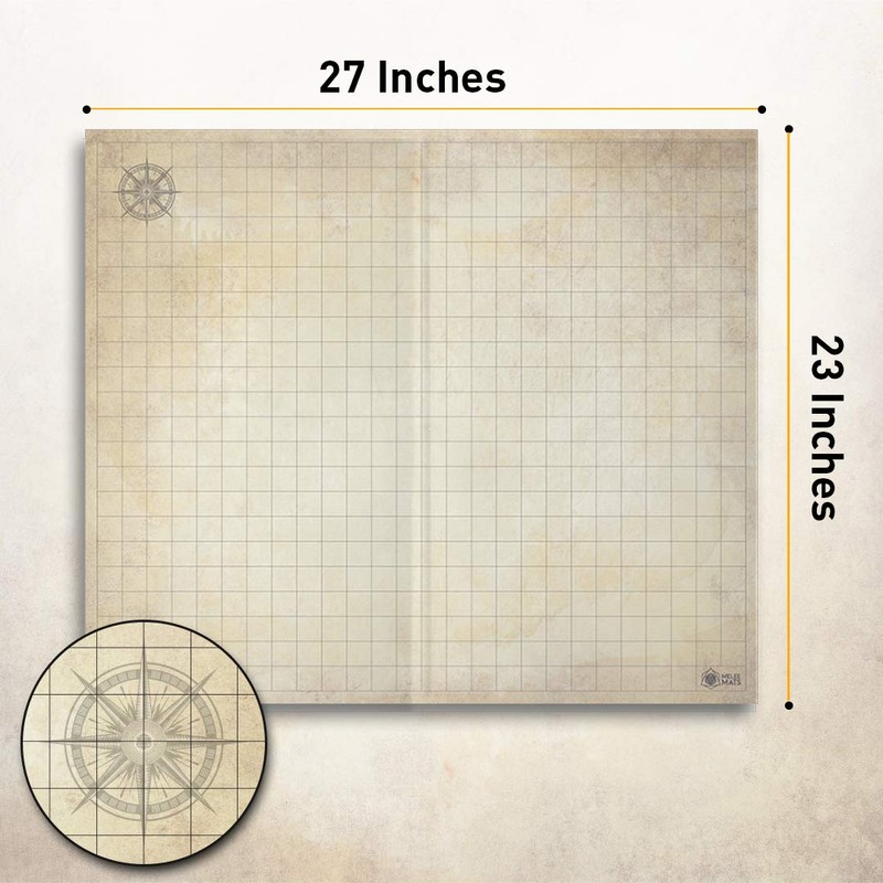 Melee Mats DND Map Starter Set - 23” x 27"