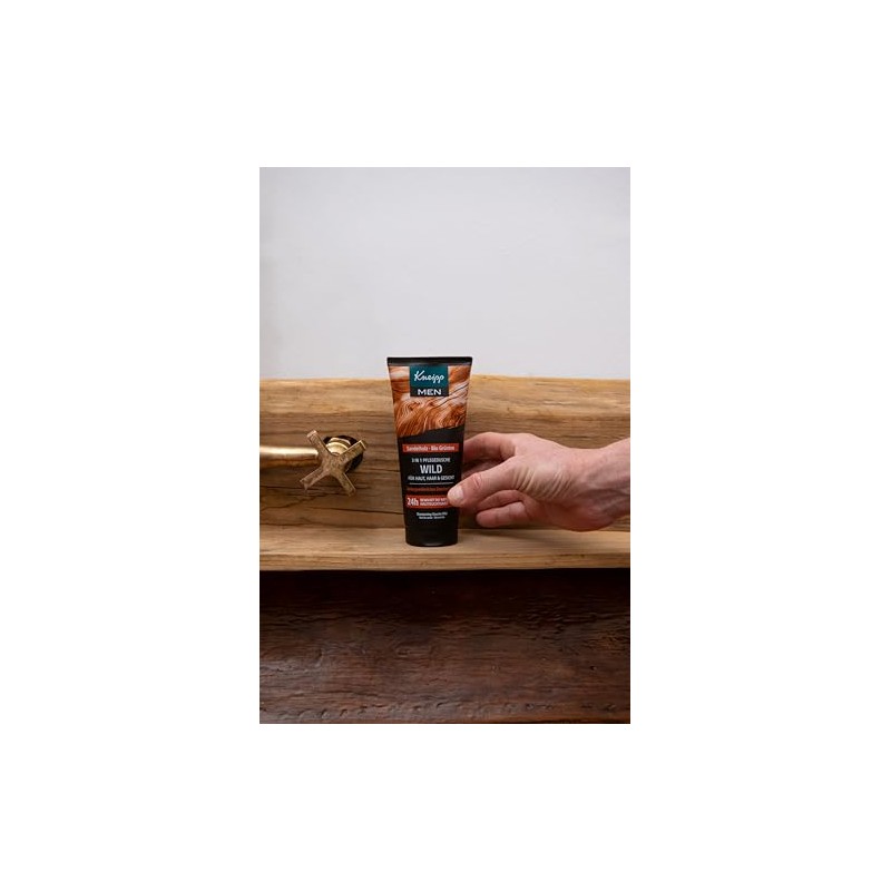 Kneipp MEN 3 in 1 Wild Duschgel - Sandelholz &