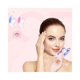 Lumina D face keying body meridian acupressure gua sha tool massage multi-function Select/Blue