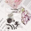 Honbay 5PCS Stainless Steel Cocktail Picks Reusable Toothpicks for Appetizer,