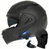 Motorcycle Bluetooth Modular Helmet, DOT Approved Dual Visor Full Face