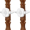 Baby Gate Banister Adapter：2Pcs Baby Stair Gate Kit Stair Post