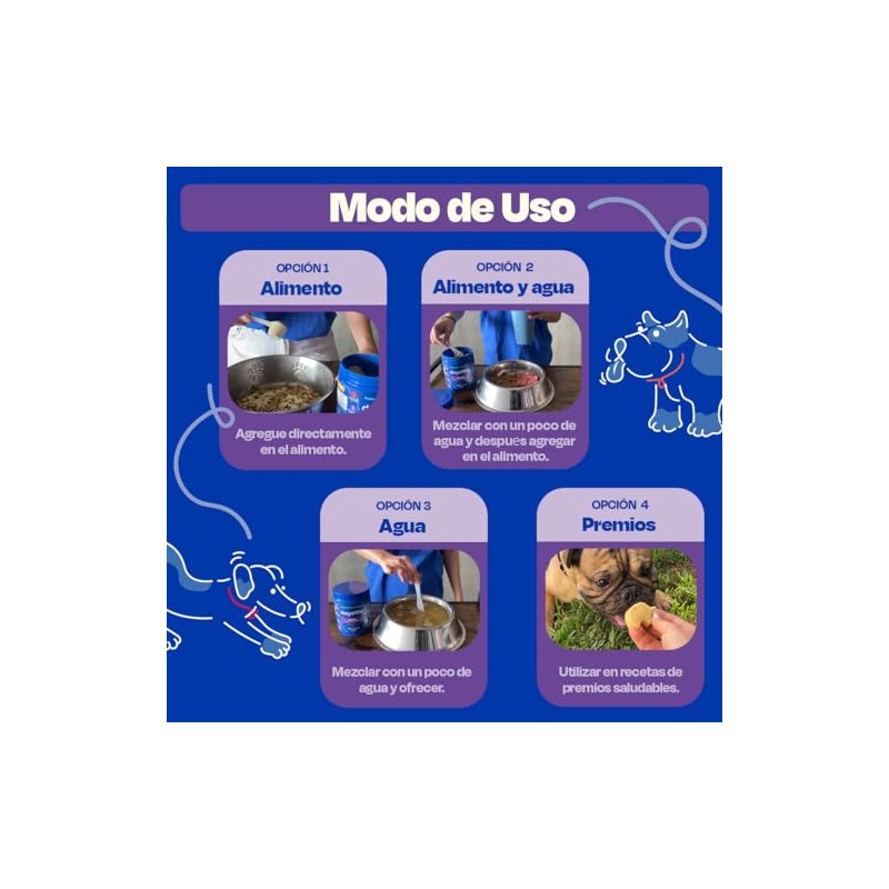 Dogelthy Mobility Suplemento Condroprotector en Polvo para Perro