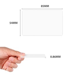 RFID Cards Compatible with NGTeco TC1 MB1 MB2 Clocking in Machine, Thin RFID Proximity Employee Badges for HapAttend H1 H2 H3 Time Clock (10 Pack)