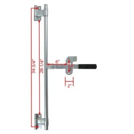 abs NEW 36" CAM BAR enclosed cargo trailer swing hinge door lock handle latch shed