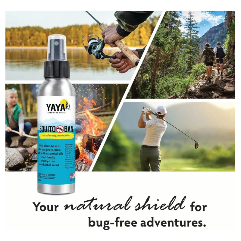 Repelente De Mosquitos Natural Sin Deet 4 Oz