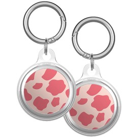 XtremePads Case, Compatible with Apple Airtags Finder - Protective Soft TPU Keychain Cover, for Pets, Bags, Keys (Cow)