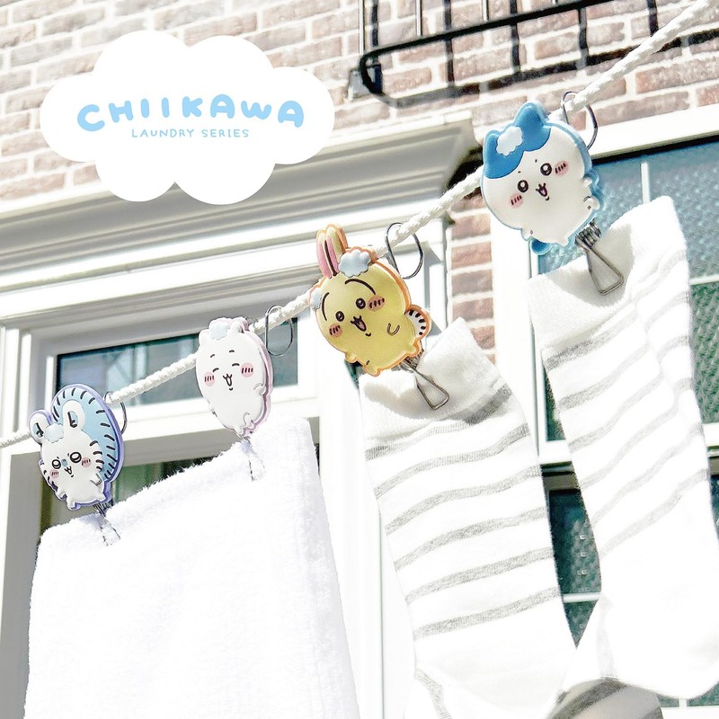 Chiikawa Laundry Series Hanger Clip < Chiikawa & Hachiware >