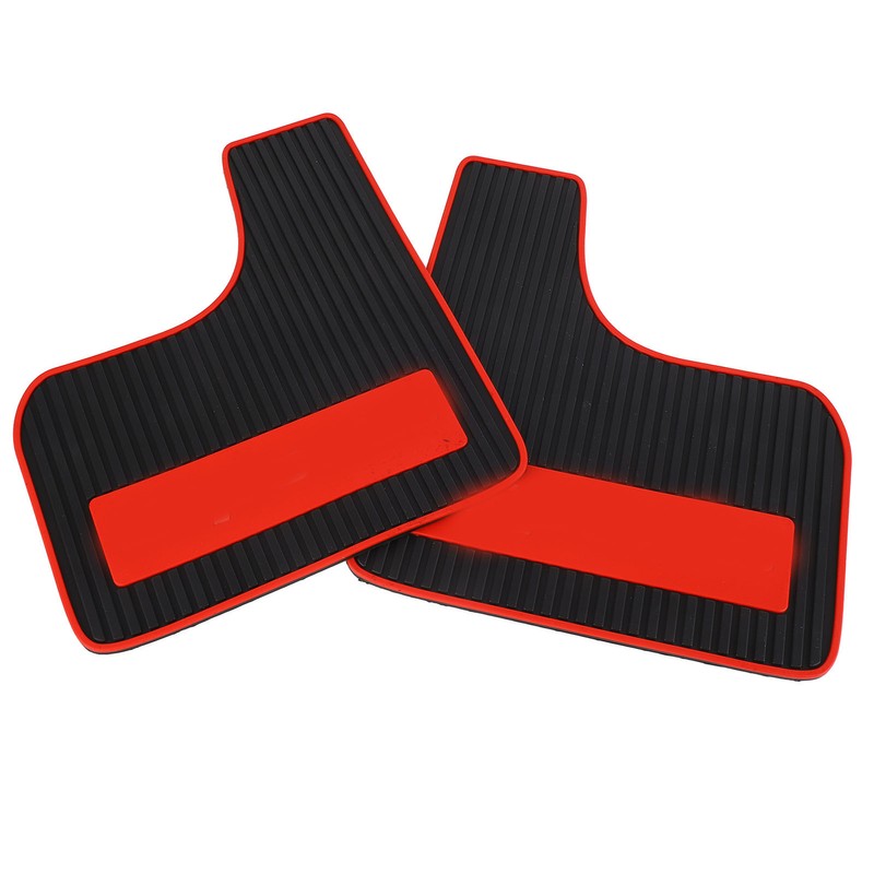 2Pcs Car Mud Guard Black Sport Style Universal Flashing Guard