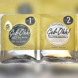 Avry Beauty Gel-Ohh Jelly Pedicure Spa, Milk & Honey, (1Pk)