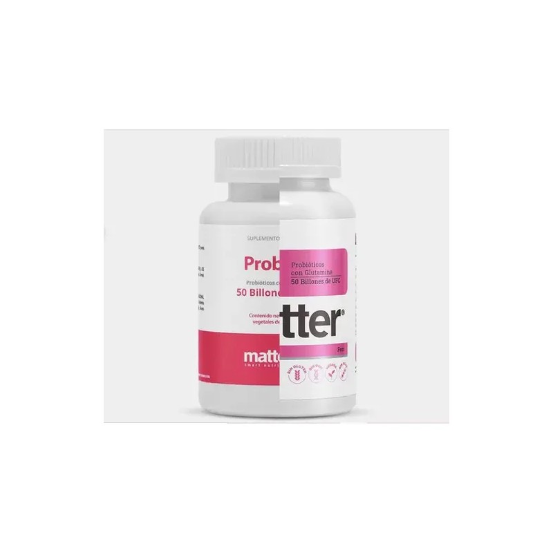 Matter Probivos Probióticos Con Glutamina 30 Caps Sabor Sin Sabor