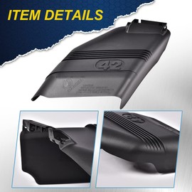 CHEDA New 42" Deflector Shield W/Mouting Hardware Compatible with Craftsman 130968 532130968,Black