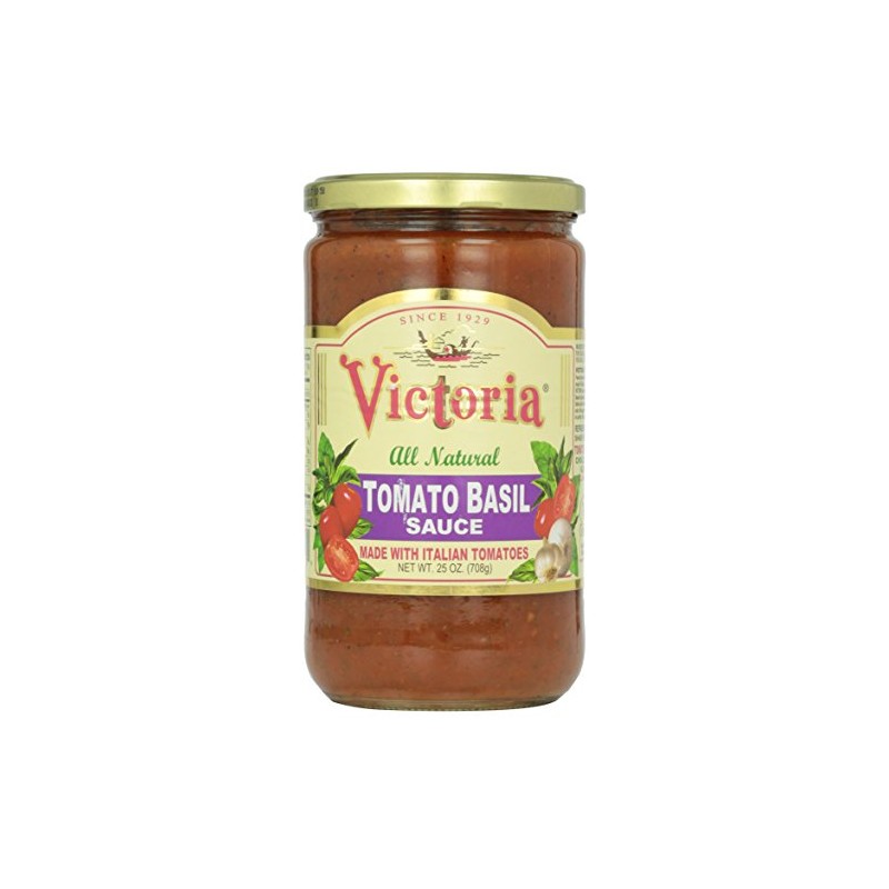 Victoria Tomato Basil Sauce, 24 Ounce