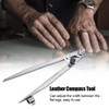 Compass Scriber Locking Wing Divider Woodworking Metal Scribe Tool Drawing