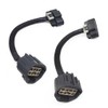 QIEFOAD HID to Halogen Headlight Conversion Wiring Adapter 2PCs Fit