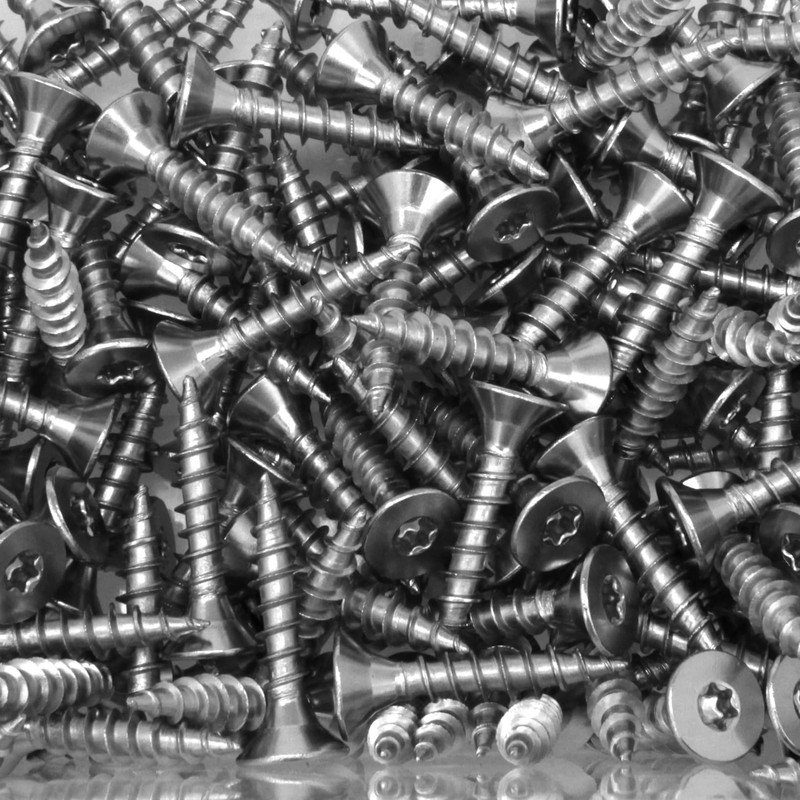 Chipboard Screws with Countersunk Head and Torx Drive (TX) Made