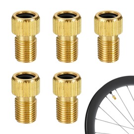 5 Stück Ventiladapter Französisches Ventil Adapter Französisches Ventil Fahrrad Adapter Ventil Fahrrad Französisch auf Auto,Sclaverandventil Adapter Fahrradventil auf Autoventil,Luftpumpe Adapter
