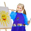 4 Pack Kids Aprons for Painting, Kids Art Aprons, Children