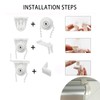 2 Kit Roller Blind Holder Window 17 mm Roller Blind