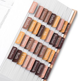 Mr. Pen- Bible Tabs, 75 Tabs, Oak Forest, Laminated Bible Tabs for Women and Men, Bible Tabs for Study Bible, Bible Index Tabs, Bible Book Tabs, Bible Labels Tabs, Mr Pen Bible Tabs