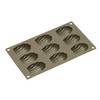 Lurch FlexiForm 85025 Madeleine Baking Tray with 9 Moulds Brown