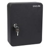 Uniclife 48 Key Cabinet Steel Security Key Organizer Lock Box Black Wall Mount