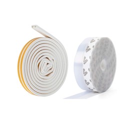 XHYdamile Door & Window Weather Stripping, Soundproof Insulation Seal Strip with Self-Adhesive Rubber Collision Protection