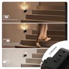 JandCase Night Light Socket with Motion Sensor, Brightness Adjustable 0-100