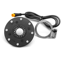Elecrtic Bicycle KT PAS 8 Magnets Speed Sensor Ebike Power Pedal Assist Sensor System Assistant SM/Waterproof Plug for Ebike Conversion Kit (8C WP)