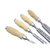Narex Bevel Edge Chisel Set with Wooden Handles, Set of