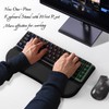 Ceizext Ergonomic Keyboard Wrist Rest Pad - 17.13x9.8 Inch Non-Slip