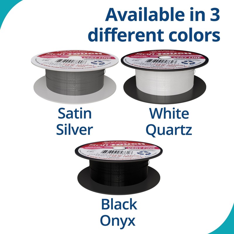 Soft Flex Kink Resistant Beading Wire - Very Fine 0.10