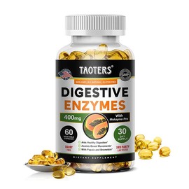 Taoters Digestive enzyme Health Supplement Supports digestive health Supports intestinal health 60/120 Capsules:_60pcs
