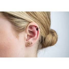 Rose Gold Plated, Silver Plated or Gold Plated Ear Seeds, Ear Acupressure, ACU Seeds Refill Pack. (Gold Plated)