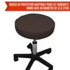 Linxor® Terry Protective Cover for Round Stool – 9 Colours