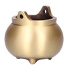 Mini Incense Burner Copper 3 Legs Incense Stick Holder for