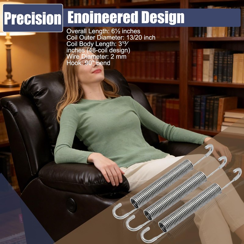 6-1/2 inch ，recliner springs replacement parts，Stainless Steel Replacement Recliner Sofa