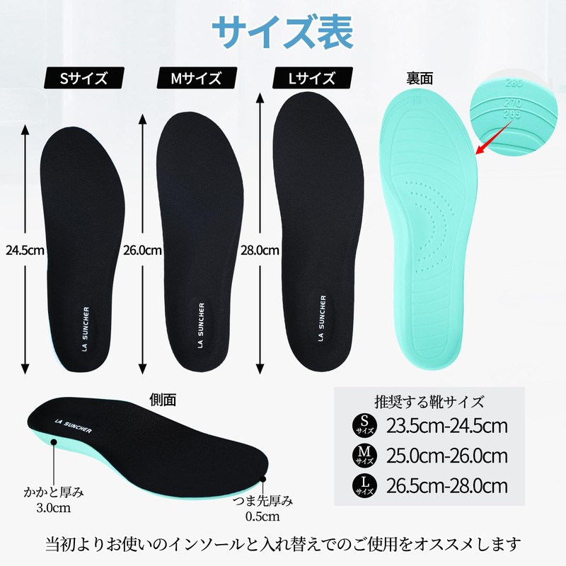 [LA SUNCHER] LA2414-Black/Aqua-S (23.5-24.5)